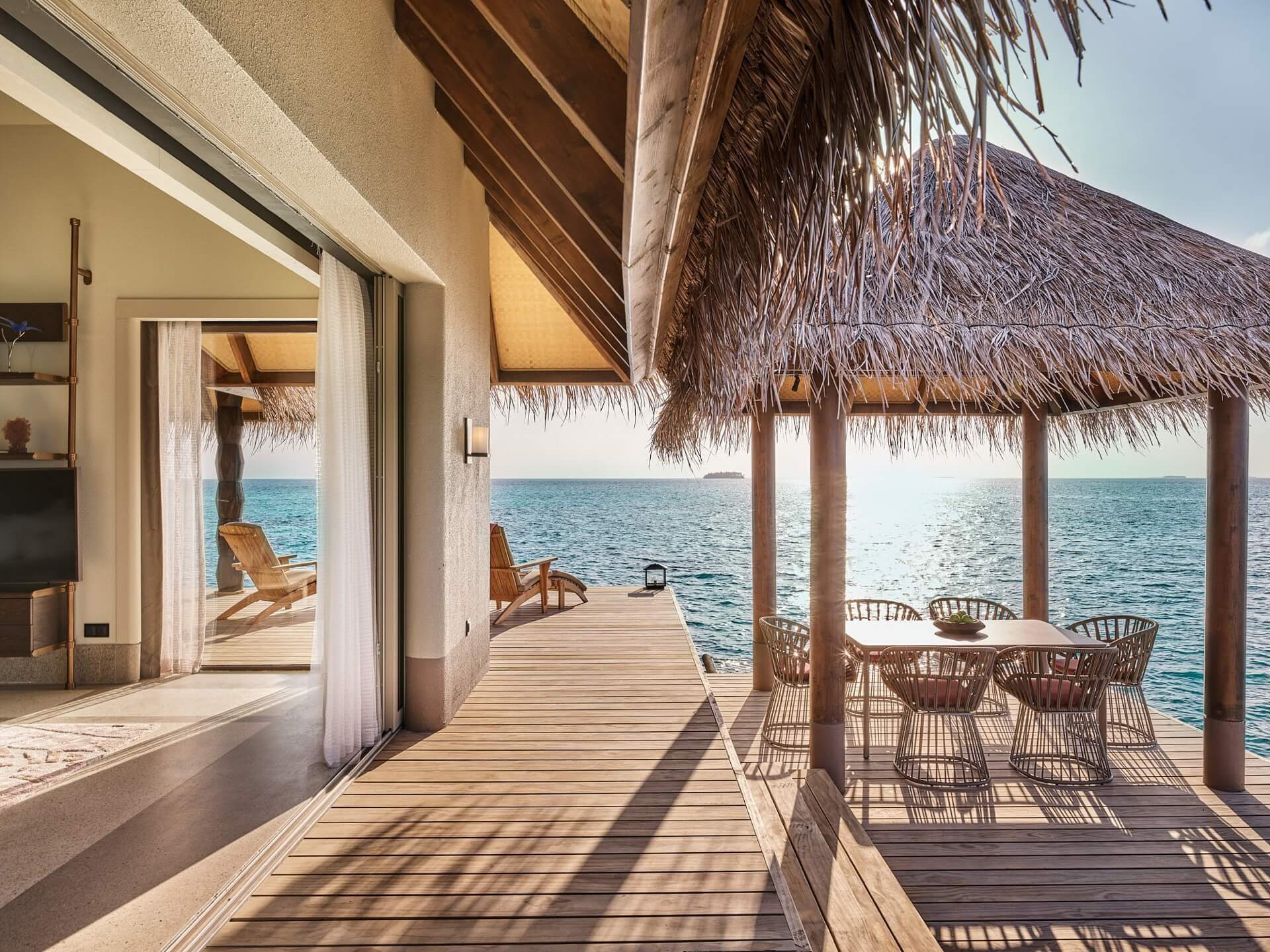 JOALI Maldives - Three Bedroom Ocean Residence with 2 Pools - Outdoor Dining